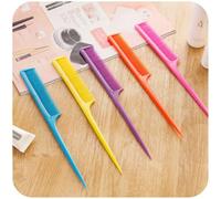 Veemoon 5pcs Anti-static Fine Tooth Hair Combs Made of Sturdy Abs Material, Designed to Stimulate Scalp for Hair Preparations and Colouring at Home Or Salon Random Color