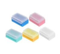 Veemoon 5pcs Bathing Sponge Brush for Newborns and Soft Gentle Shower Scrubber with Massage Function Pink Yellow Blue Green White for Sensitive Skin and Family Bath Use