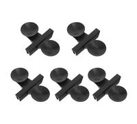 Veemoon 5pcs Black Fish Tank Glass Clips with Suction Cups for Aquarium Divider Plates and Heater Mounting, Aquarium Separation Sucker Clips for Fish Tank Accessories
