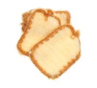 Veemoon 5pcs Bread Shaped Dishcloths Super Absorbent Oil Resistant Kitchen Wipes Practical and Reusable Washcloths for Easy Spills Towels