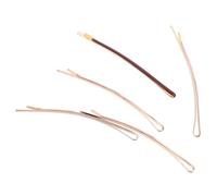 Veemoon 5pcs Brown Bobby Pins Straight Hair Styling Clips Small Duckbill Hair Clips and Bangs