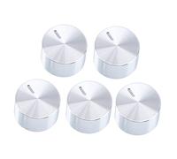 Veemoon 5pcs Burner Control Knobs Gas Stove Cooktop Replacement Parts Aluminium Alloy Easy to Install Fine Workmanship for Kitchen