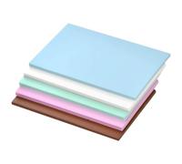 Veemoon 5pcs DIY Rubber Bricks Soft TPR Material for Carving and Learning, Assorted Colour Rubber Stamps Suitable for Creative Crafting and Office Use Random Color