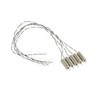Veemoon 5pcs Drone 716 Coreless Motor 3.7V 55000RPM Quadcopter Aircraft Model Motor, High Performance Micro Brushed Rc Brushedmotors (Tail Cable Color Random)