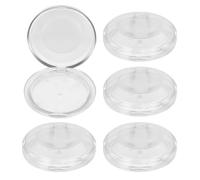 Veemoon 5pcs Eyelash Storage Boxes Plastic False Eyelash Organizer Case Portable Holder for Travel and Daily Makeup Storage