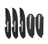Veemoon 5pcs Folding Mustache Comb for Men Compact Lightweight Plastic Beard Hair Styling Grooming Pocket Comb Travel-friendly Detangling Tool for All Hair and Beard Types