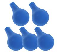 Veemoon 5Pcs Graduated Dropper Pipettes with Silicone Replacement Bulb for Lab Use - Multi-Purpose Liquid Handling Supplies for Scientific Experiments Chemistry Labs and DIY Craft Projects