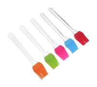 Veemoon 5Pcs Heat Resistant Silicone Basting Brushes Handles, BBQ Grill Sauce and Oil Pastry Brushes for Meat Basting and Baking, Kitchen Cooking Tools