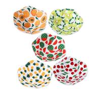 Veemoon 5pcs Insulated Bowl Holder Aluminum Bowl Holders for Hot Food Cute Quilted Microwave Large Cozy Shell Round Cover Microwave Safe Oven for Reusable