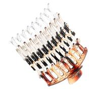 Veemoon 5pcs Large Leopard Print Hair Claws Plastic Anti-slide Hair Clips for Women Accessories Random Color