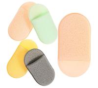 Veemoon 5pcs Makeup Sponges for Face, Reusable Facial Cleansing Pads, Exfoliating Face Scrubbers for Daily Skincare and Makeup Application