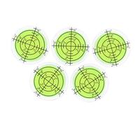 Veemoon 5pcs Mini Circular Bubble Level Precision Spirit Level for Rv and DIY Projects Portable Small Leveler with Durable Construction for Accurate Surface and Vertical