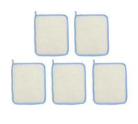 Veemoon 5pcs Nylon Exfoliating Wash Cloths for Face for Daily Bath Routine Gentle Scrub Towels for Sensitive Skin