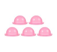 Veemoon 5pcs Plastic Hamster Tube Maze Accessories DIY External Cage Connector Pink Easy to Disassemble Promote Healthy Habits outside The Cage