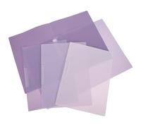 Veemoon 5pcs Plastic Swing Clip Folder for A4 Paper with 50 Sheet Capacity, Sturdy and Tear-Resistant Material, Elegant Design Suitable for Business and School Document Organisation