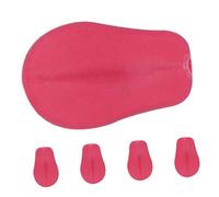 Veemoon 5pcs Plush Dog Tongue Accessories for DIY Stuffed Dolls Realistic Fake Tongue Kit for Halloween Festival Scary Animal