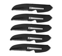 Veemoon 5pcs Pocket Comb Small Folding Travel Comb for Beard Styling for Men Beard Brush for Men Folding