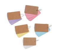 Veemoon 5Pcs Portable English Word Cards Memo Pads for Students Office Teachers Compact Handwriting Stationery for Daily Notes and Schedule Reminders