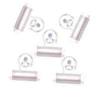 Veemoon 5Pcs Suction Cup Toothpaste Squeezer Hanging Manual Toothpaste Extruder for Bathroom Rolling Tube Dispenser Space Saving White Organizer for Cosmetics and Creams
