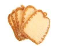 Veemoon 5pcs Unique Bread Shape Kitchen Dish Towels Reusable Fast Drying Multi Functional Dishcloths for Dishwashing and Surface Cleaning Excellent Absorption Material
