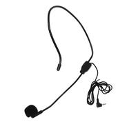 Veemoon 5pcs Wired Headset Microphones with Lightweight Portable Design for Public Speaking and Interviews, Metal and Plastic Construction Suitable for Teachers and Tour Guides