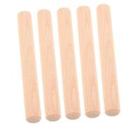 Veemoon 5pcs Wooden Pegboard Sticks Solid Wood Pegs for DIY Crafts Handcrafts Modeling Enhanced Stability Polished Surface for Home Notice Boards and Wall Decor