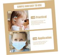 Veemoon 6 Pairs Silicone Auricle Correctors for Safe Soft Silicone Protruding Ear Correction Tool Comfortable Auricle Fixers for Sleeping Playing and Eating Non-invasive Ear Accessories