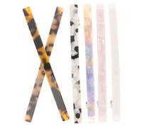 Veemoon 6 pcs Marble Pattern Hair Clip Acetic Acid Barrettes for Women Mixed Colors Including Tortoiseshell Cherry Pink Royal Blue Seashell Milk White Green Easy to Use Hair Decorations