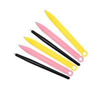 Veemoon 6 pcs Nail Art Magnet Stick for DIY Cat Eye Nail Design Portable Lightweight Magnetic Pen Tool for Salon Use in Pink Yellow Black