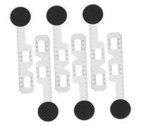 Veemoon 6 Pcs Pupillary Distance Ruler Accurate Eye Spacer Measuring Tool for Eyeglasses User Friendly Plastic Pd Ruler for Professional Personal Use Precision Measurement for Optometrists