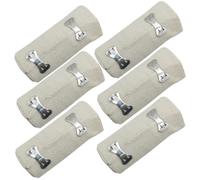 Veemoon 6 Rolls 7.5cm x 4.5m Cotton Medical Compression Wrap for Sports Training and Vein Support, Wraps for Outdoor and Home