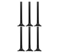Veemoon 6 Set Outdoor Flame Light Mounting Pole Replacement, Outdoor Ground Stake with Triangular Mounting Base for Solar Torch Lamp, Garden Torch Lamp Accessories