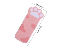 Veemoon 6 Sets Paw Shaped Self-stick Notes, Sticky Page Markers, Paper, Removable Adhesive, School and Home Use for Students