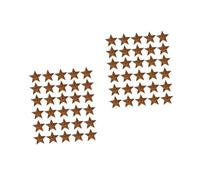 Veemoon 60 Pcs Rustic Metal Barn Stars Small Rusty Star DIY Christmas Decorations for Wreaths Crafts Jewelry Wrapping Vintage Country Party Supplies