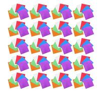Veemoon 600Pcs Aluminium Foil Candy Wrappers Multi-Color Checkered Pattern Chocolate and Sugar Wrapping Papers for DIY Candy Packaging and Holiday Party Use