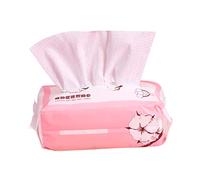 Veemoon 60pcs Disposable Facial Cleansing Towels Soft Cotton Makeup Remover Pads Wet and Dry Dual Use Multi Purpose Face Wash Cloths for Travel Outdoor and Daily Personal Care