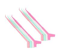 Veemoon 60pcs Eyelash Extension Brush Eyelash Lifter Tool Plastic Lash Lifting Tools for Personal Home Use and Fixing Accessories Random Color