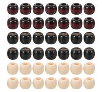 Veemoon 60pcs Hair Braid Beads Set with Large 8mm Holes, Dreadlock Braiding Accessories for Women’s Hair, DIY Craft Beads for Jewelry Making and Macrame Decorations