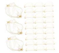 Veemoon 60pcs Hair Curler Net Bag High Elastic Mesh Invisible Hair Net for Women Ballet Bun Maker for Dance Performances