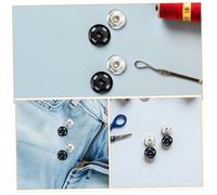 Veemoon 60pcs Metal Sewing Snap Fasteners Kit with Invisible Sew Buttons for DIY Garments Coats Pants Wear Resistant Clasps for Clothing Repairs
