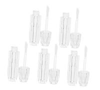 Veemoon 6pcs 3ml Refillable Lip Gloss Tubes Empty DIY Lip Gloss Holders for Makeup and Cosmetic Storage