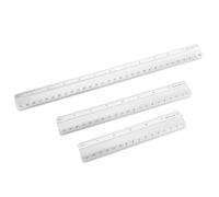 Veemoon 6pcs Aluminum Alloy Ruler Set with Dual Units and Metric Sturdy Precision Metal Measuring Tools for Architects and Machinists Smooth Edges Straight Rulers