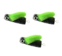 Veemoon 6pcs Aquarium Cleaning Brush Set for Fish Tank Filter, Black and Green Bristle Brushes, Sturdy Fish Tank Cleaning Tools for Home Aquariums and Hatcheries