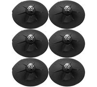Veemoon 6pcs Boxing Bag Suction Cup Accessories Suction Base Replacement Thread M8 Rubber Metal Wear-resistant Materials Space Saving Design Exceptional Stability Suitable for Home Gyms