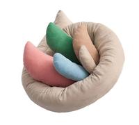 Veemoon 6pcs Boy Girl Photography Props Adorable Posing Pillows for Newborns Unisex Design Versatile Use for Photo Shoots Home Decor and Special Occasions