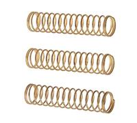 Veemoon 6pcs Brass Trumpet Spring Trumpet Accessories for Wind Instruments Replacement Spring Part for Repairing Coronet