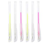 Veemoon 6pcs Brow Mapping Pens for Beginners Eyebrow Position Tool Portable Marking Pens for Makeup Artists and Tattoo Professionals