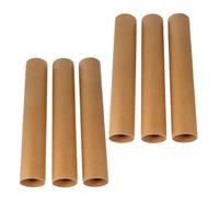 Veemoon 6pcs Brown Cardboard Tubes for DIY Crafts 30cm X 5cm Paper Tubes for Art Projects, Scrapbooking and Home School Creativity Supplies