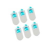 Veemoon 6pcs Camera Cover Slider Metal Oval Shutter for Laptop Tablet Phone Webcam Privacy Protector Heat Resistant Plastic Simple Design