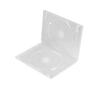 Veemoon 6pcs Cd Storage Box Lid Portable Dvd Case for Home Cinema Record Storage Holder Large Capacity Cd Package Separate Design for Easy Access Ideal Present for Friends and Family
